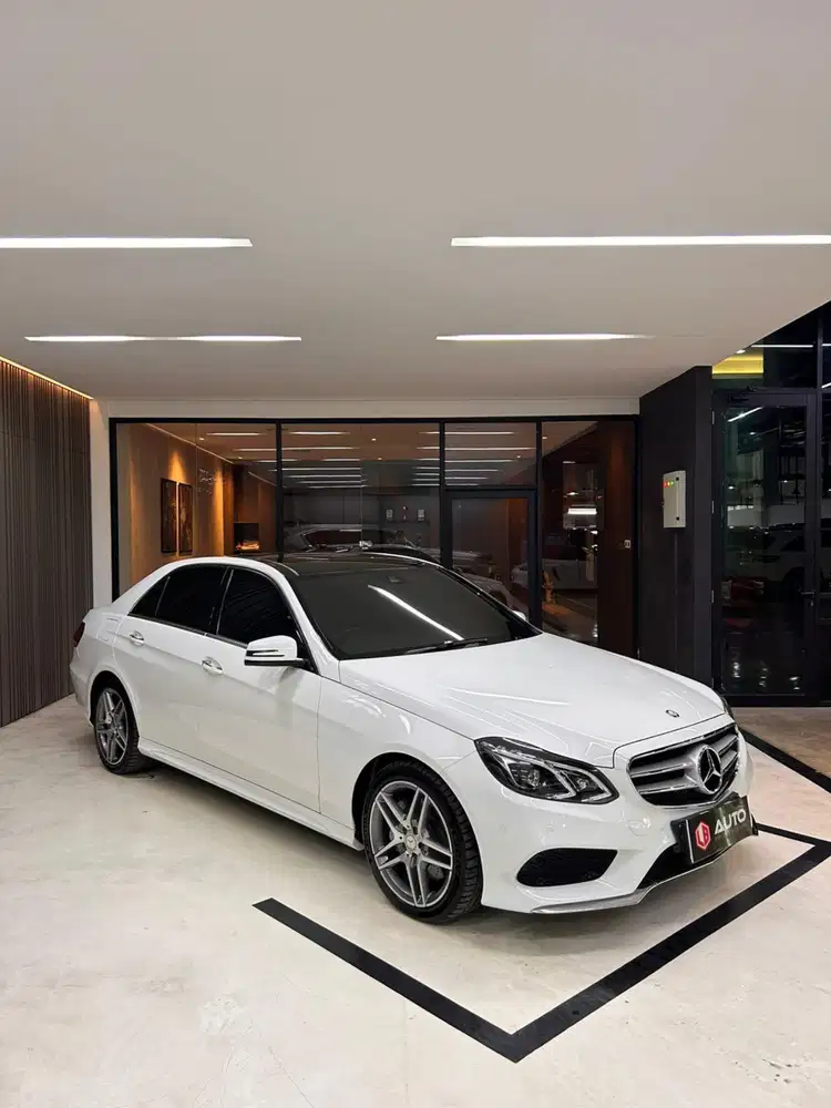 Mercedes Benz E400 AMG Line 2015 Putih Mercy B2392FBJ Km40rb Nik 2014