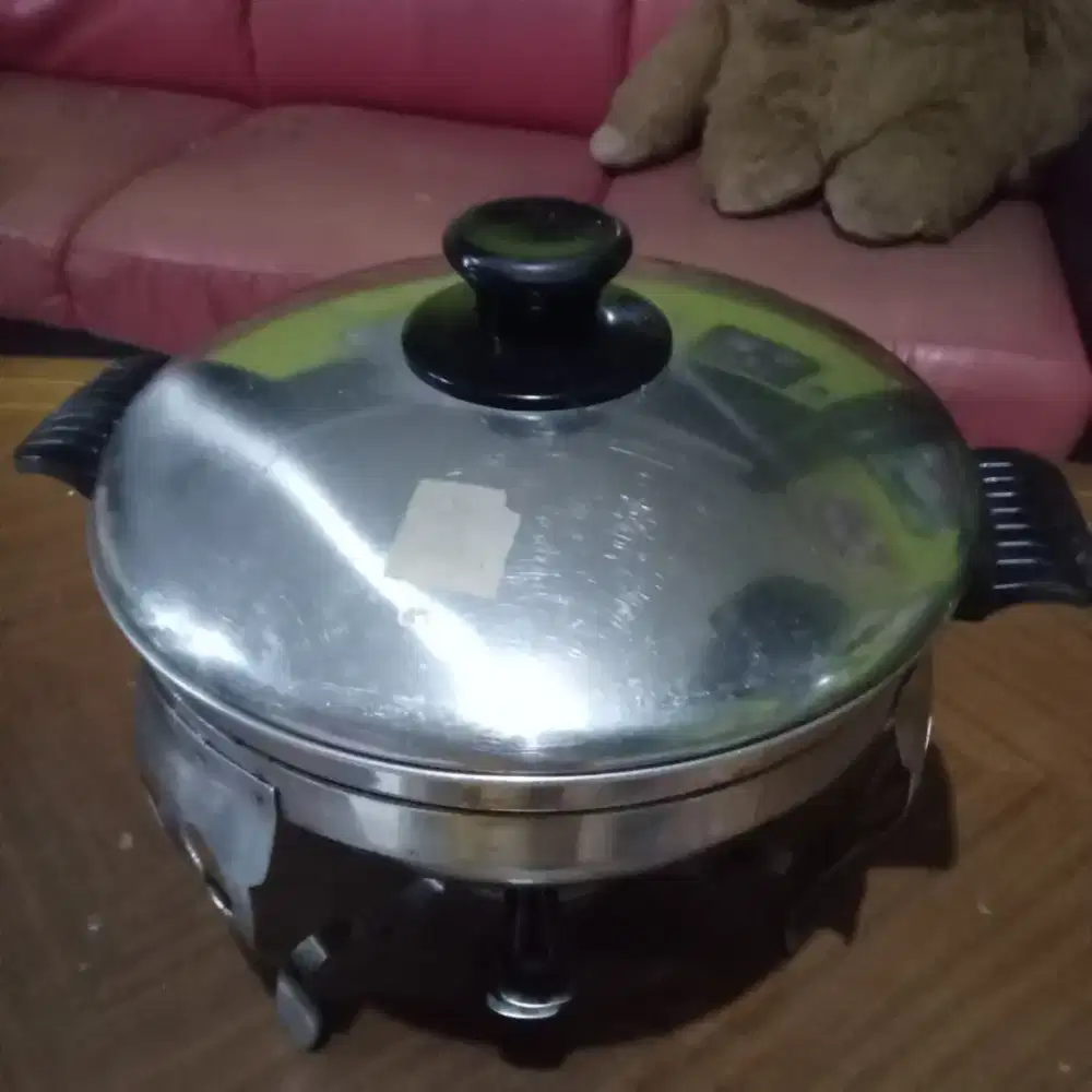 Pemanas makanan siap pakai bulat maspion nego cod rungkut gpl ganku