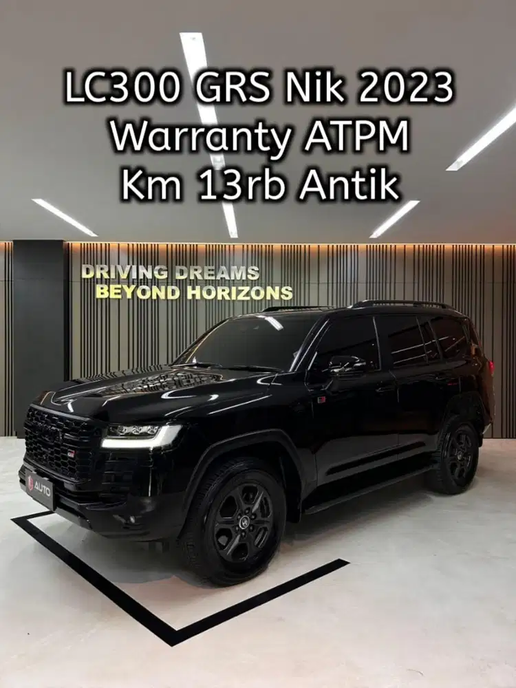 Toyota Land Cruiser LC300 GR 2024 Hitam LC 300 Km13rb D1481HK Nik 2023