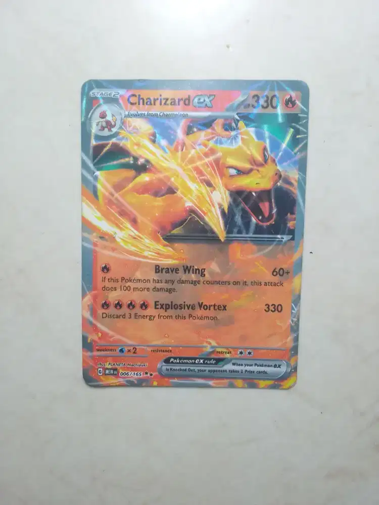 Charizard Kartu Pokemon. Non-Original