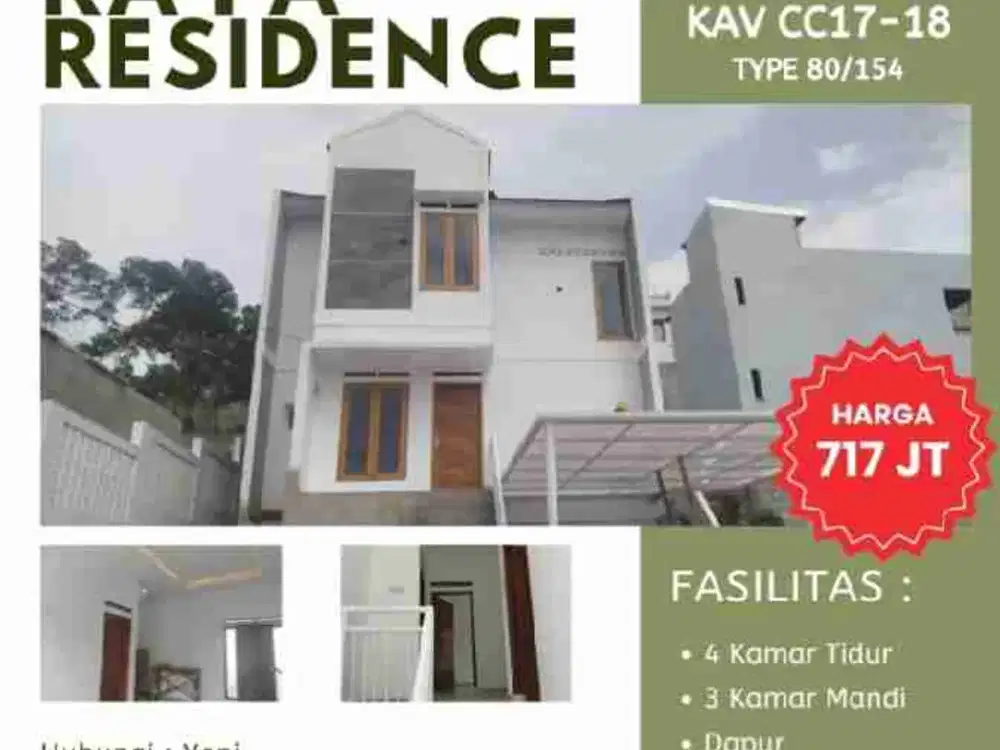 Rumah Setrategis Siap huni Bandung Timur