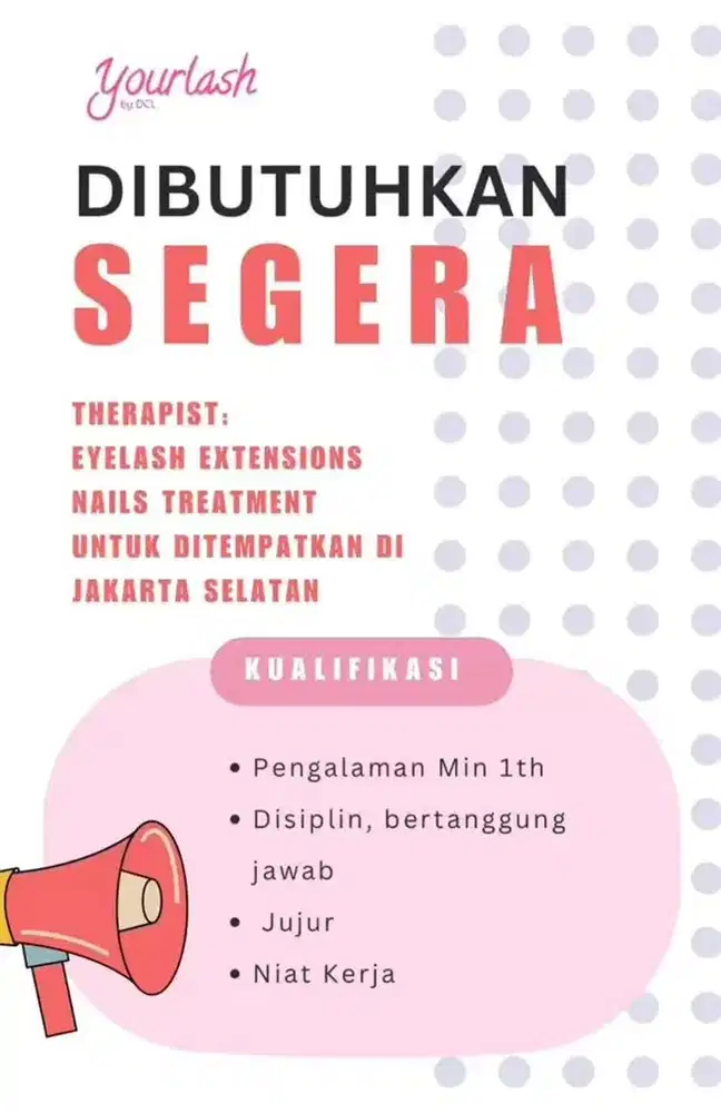 LOWONGAN TERAPIS NAIL ART