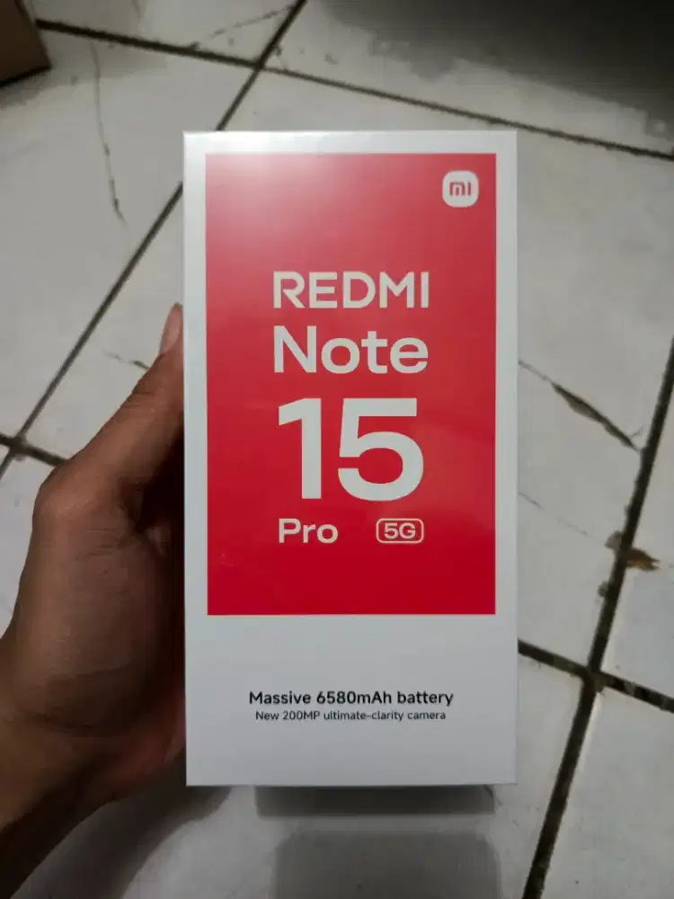 REDMI NOTE 15 PRO 5G 8/256 NEW SEGEL GARANSI RESMI