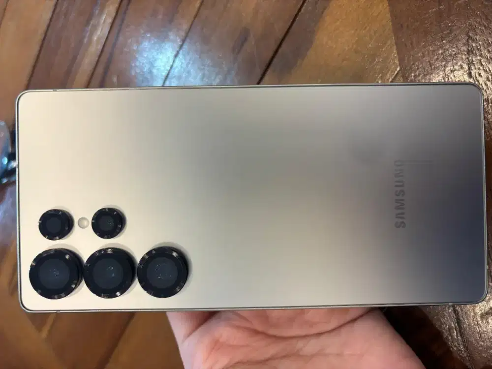 SAMSUNG S25 ULTRA 256GB TITANIUM SILVER MULUS 100% GARANSI AKTIV 10BLN