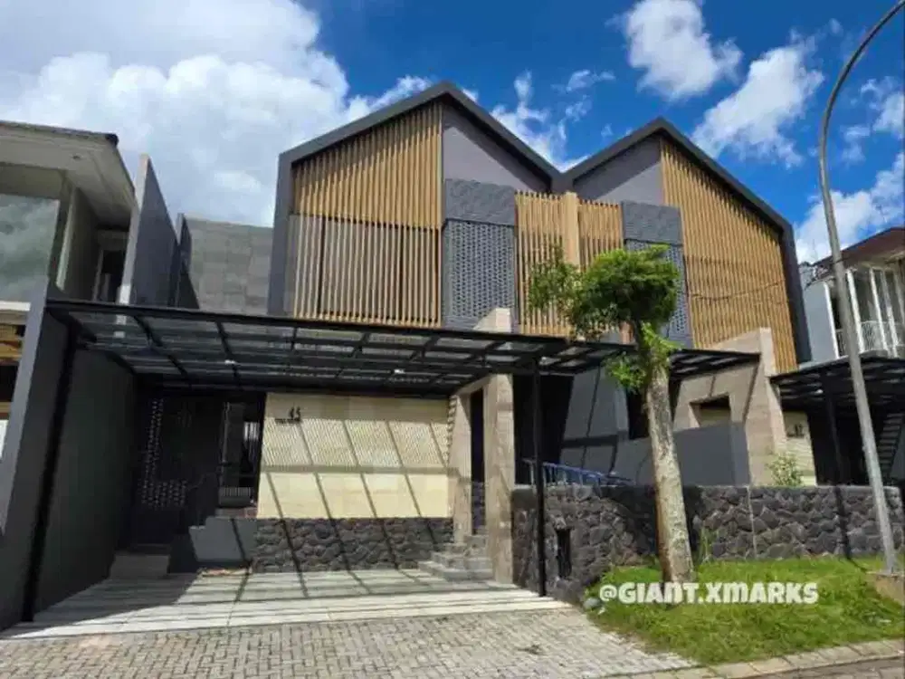 Rumah Modern Baru dekat kampus Binus Araya Malang