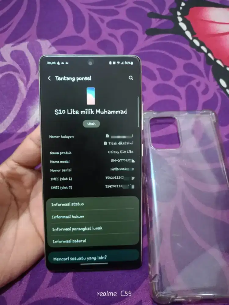 Samsung galaxy s10 lite