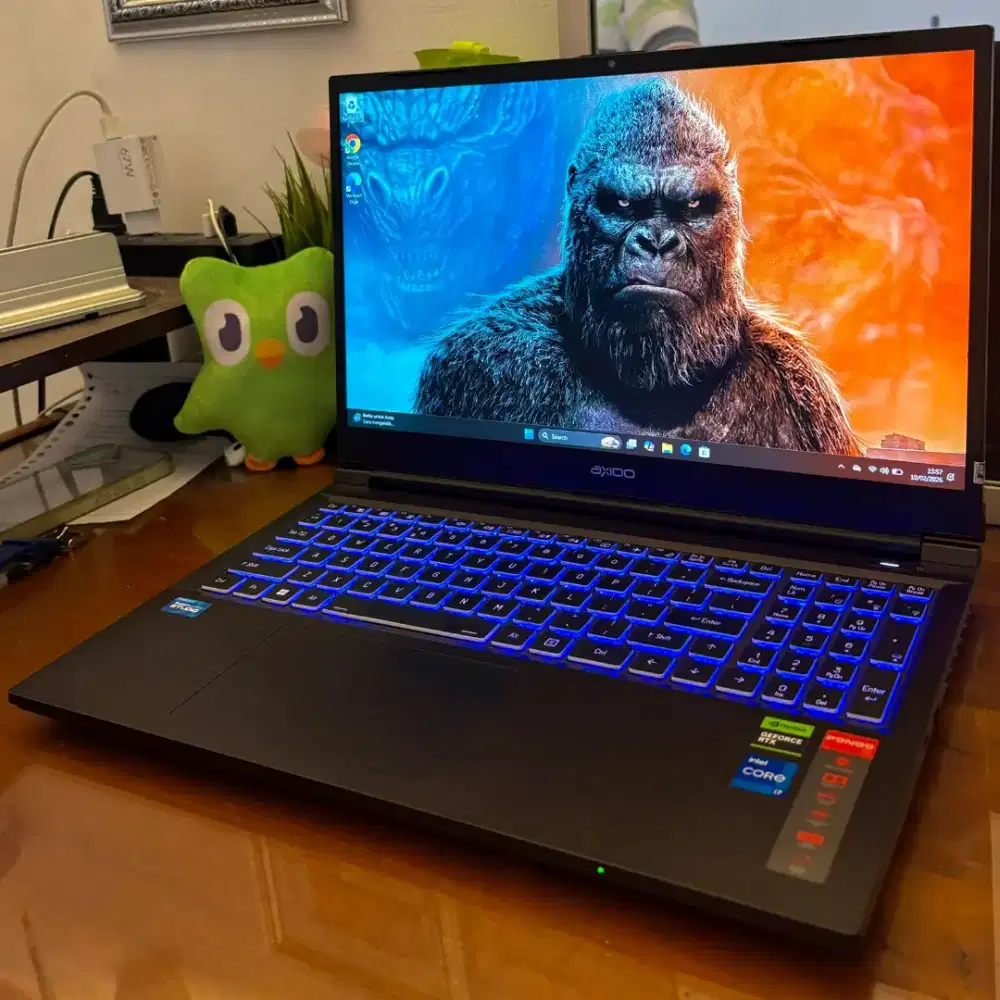 Laptop Gaming RTX 2050 Garansi 144hz 16gb axioo pongo 725 SSD TT razer