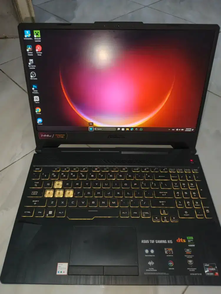 ASUS TIF A15 AMD Ryzen 7 7000series RTX 3050