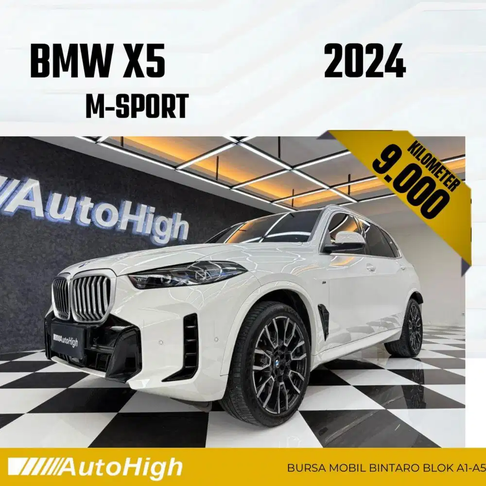 DP10% [Km9.000] X5 M-Sport 2024 White Reg 2023 #AUTOHIGH