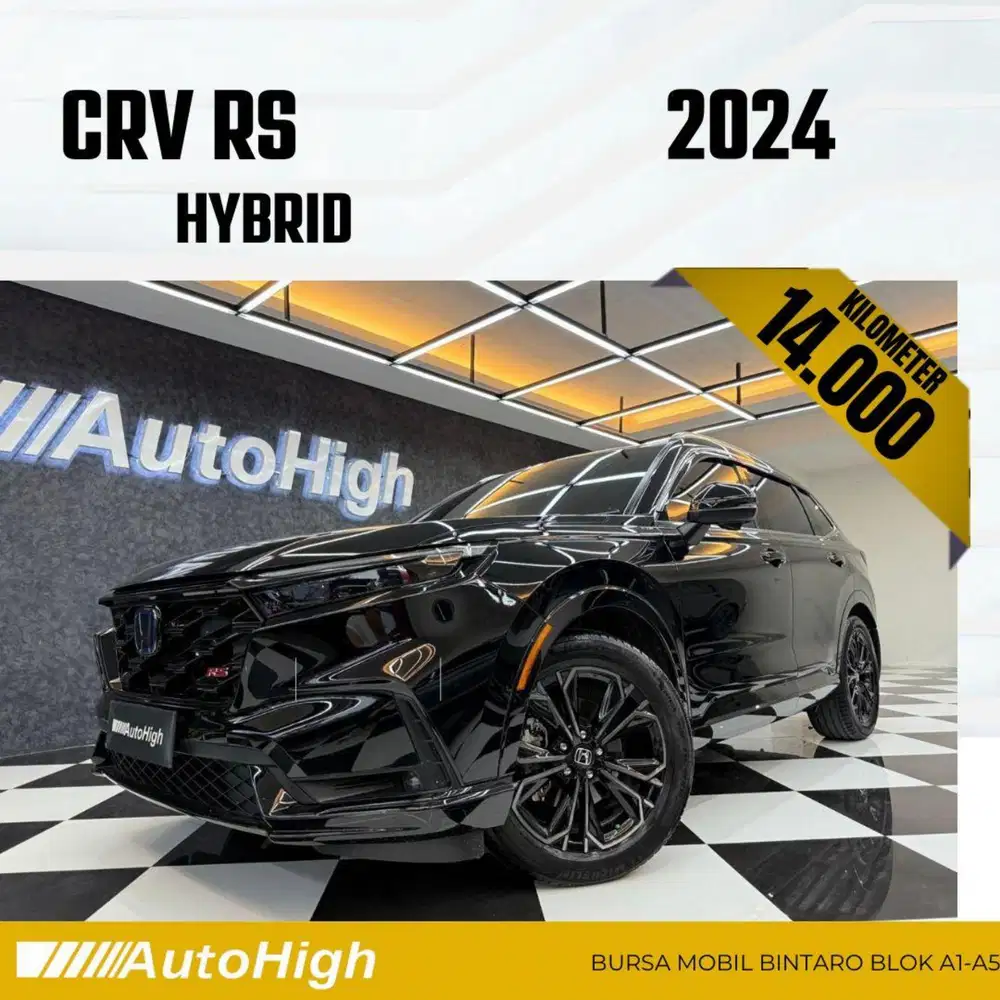 DP10% [Km14.000] CRV RS Hybrid 2024 Black / CR-V Reg 2025 #AUTOHIGH