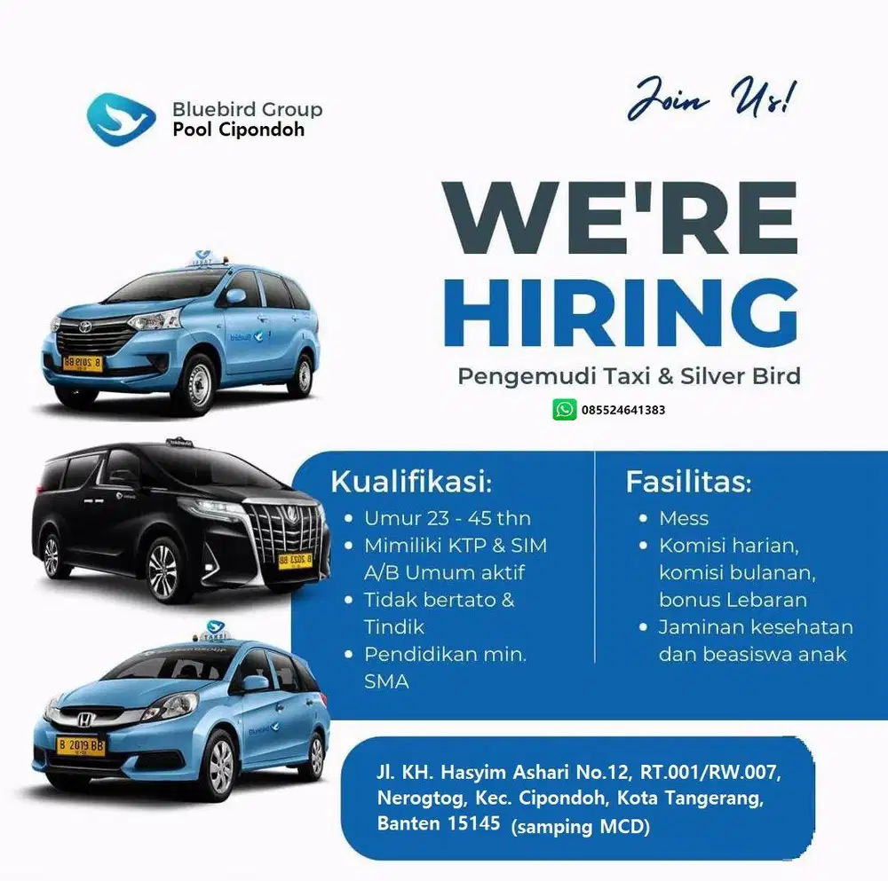 Dibutuhkan Pengemudi / Driver Segera