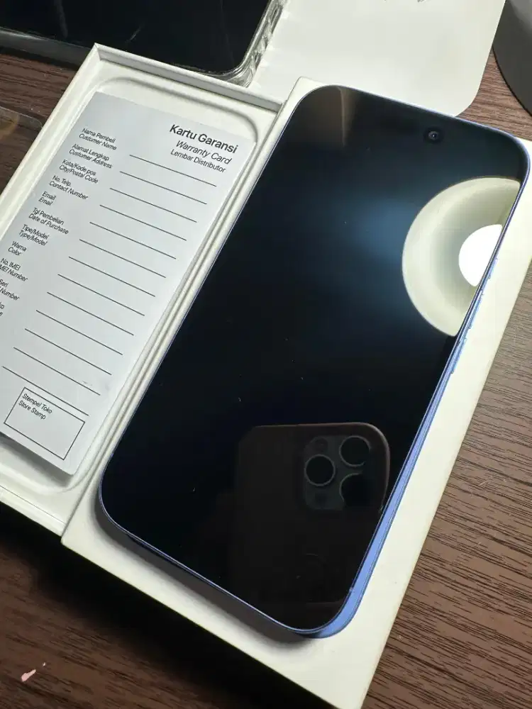 iPhone 16 128 resmi ibox garansi on