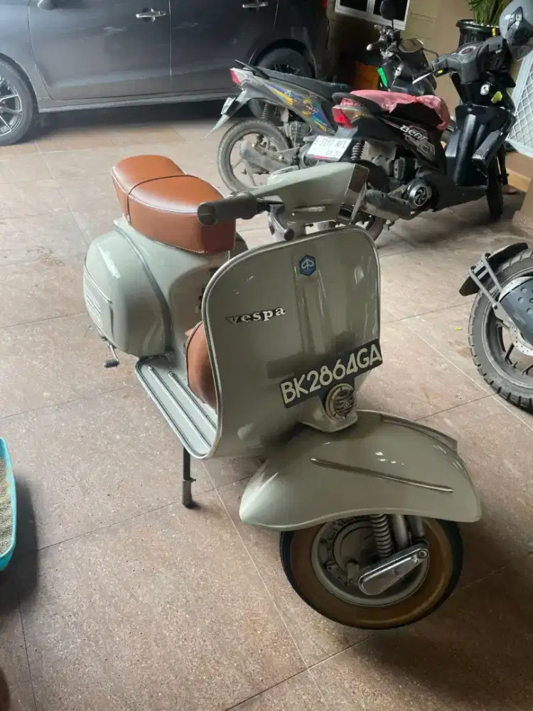 vespa sprint tahun 1977 full restorasi