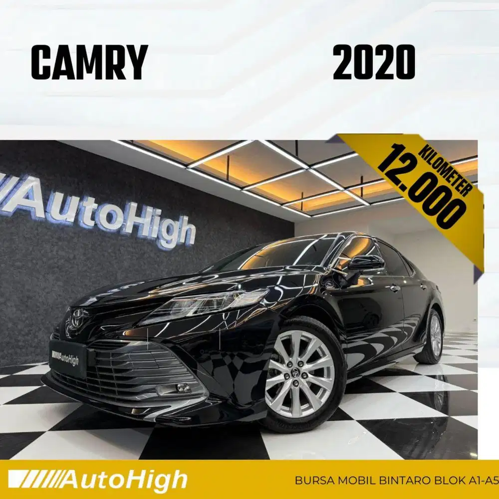 DP10% [Km12.000] Camry V 2020 Black /Hybrid Reg 2022 #AUTOHIGH