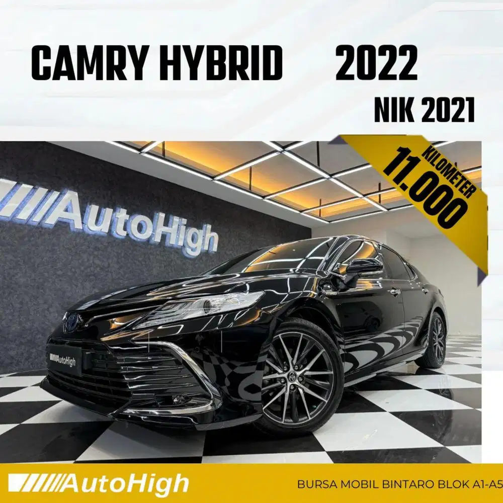 DP10% [Km11.000] Camry Hybrid 2021 Black Reg 2022 #AUTOHIGH