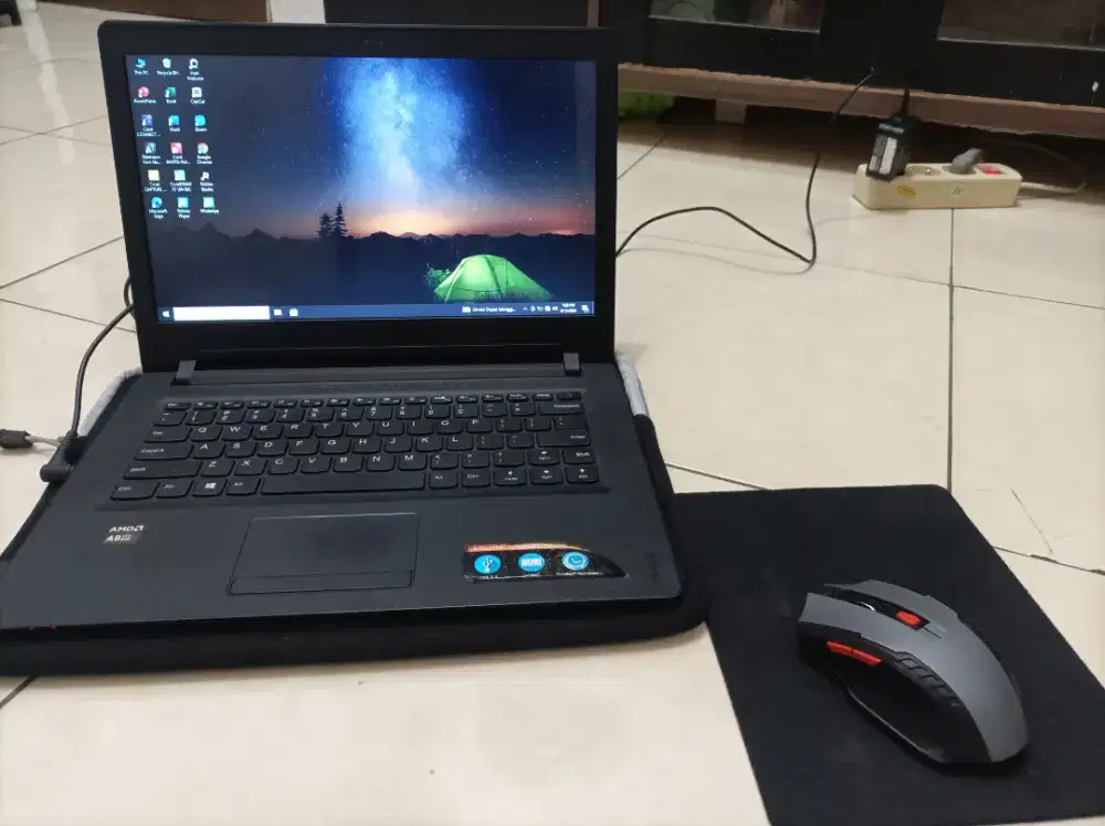 DIJUAL LAPTOP LENOVO IDEAPAD 110 AMD A9 7 TH GEN
