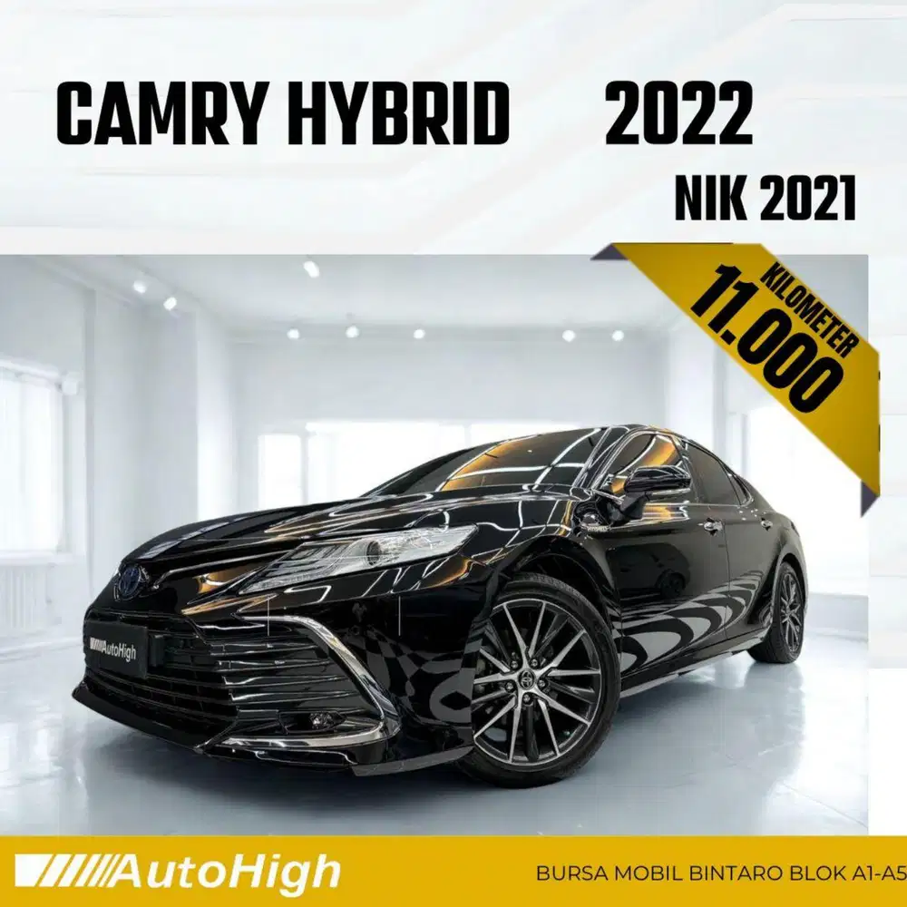 DP10% [Km11.000] Camry Hybrid 2021 Black Reg 2022 #AUTOHIGH
