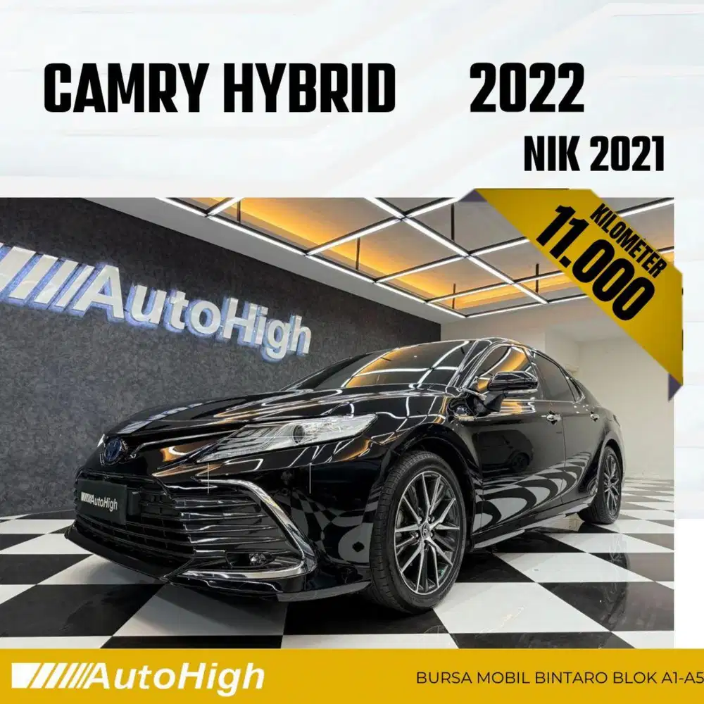 DP10% [Km11.000] Camry Hybrid 2021 Black Reg 2023 #AUTOHIGH