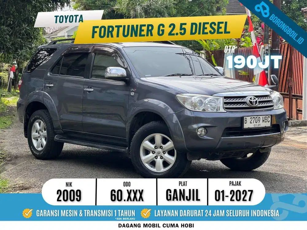 LOW KM!!FORTUNER G DIESEL AT 2009