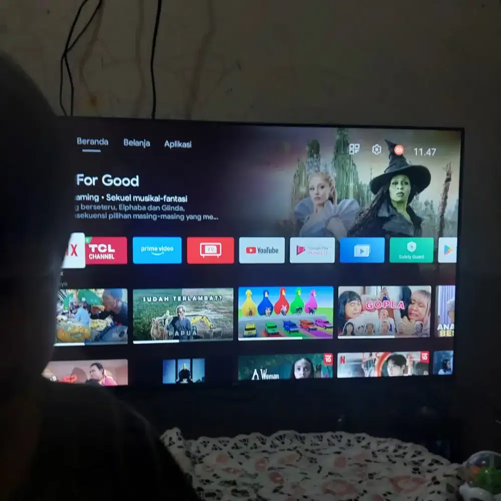 TCL smart tv android 40inch