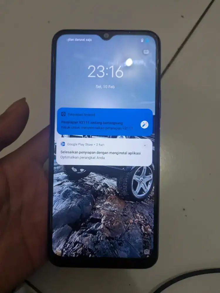 Vivo y21 4/64 hape aja siap pakai