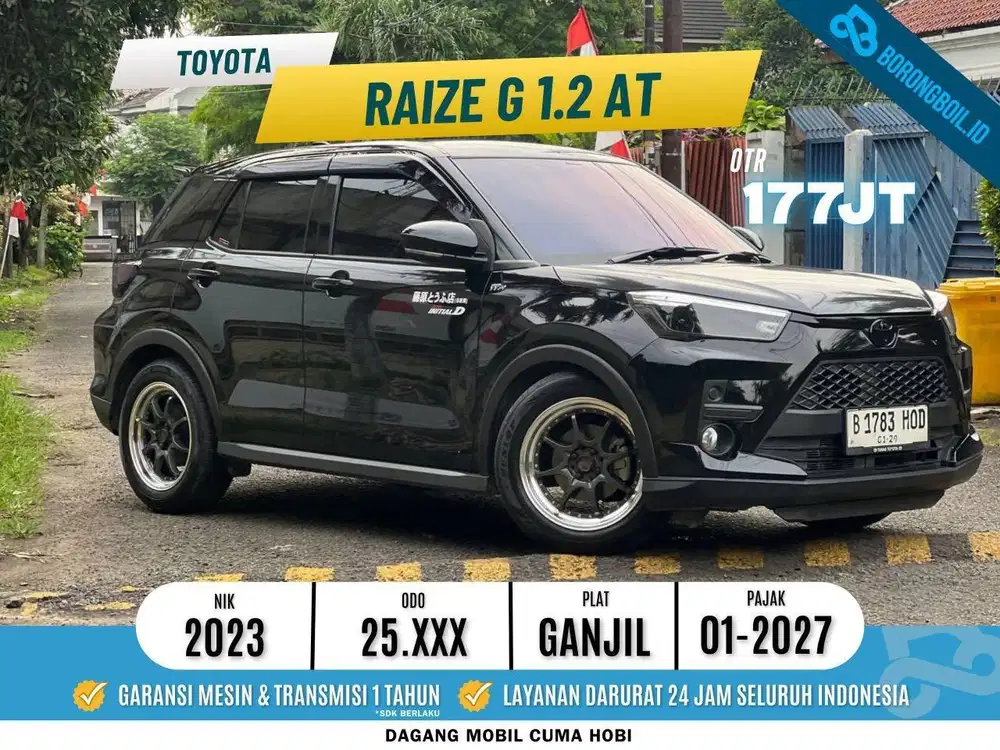 RAIZE 1.2 G BENSIN AT 2023 LOW KM