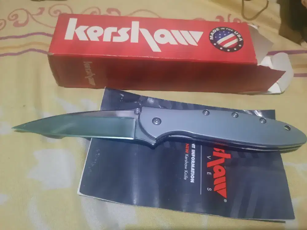 Pisau lipat Kershaw leek