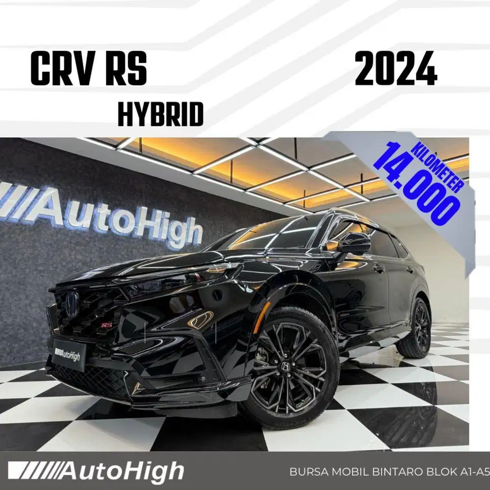DP10% [Km14.000] CRV RS Hybrid 2024 Black / CR-V Reg 2025 #AUTOHIGH