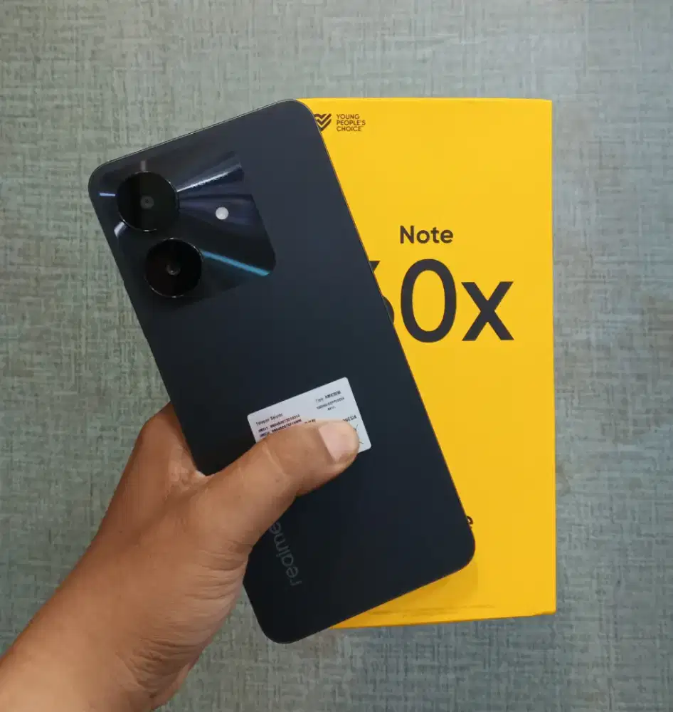Realme Note 60x 4/64 Mulus Lengkap Fullset Nominus Garansi Juni 2026