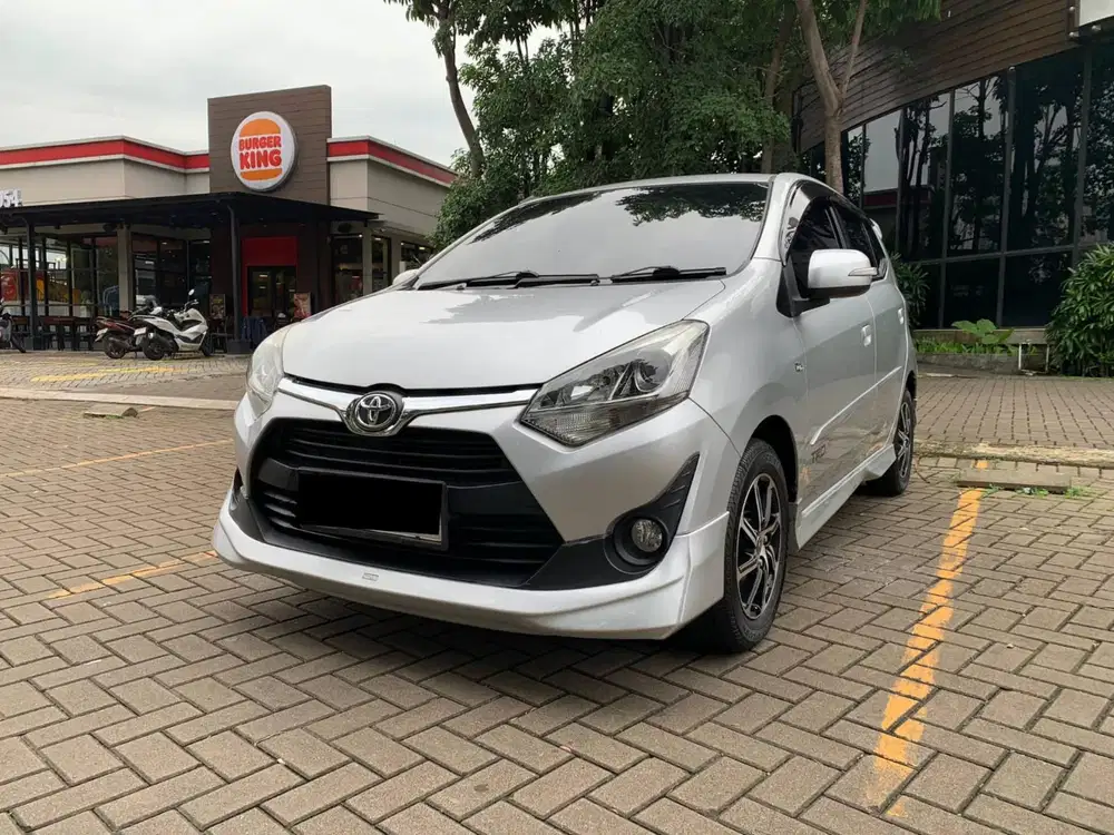 [ TERAWAT ] TOYOTA AGYA 1.2 TRD AT MATIC 2018 SILVER