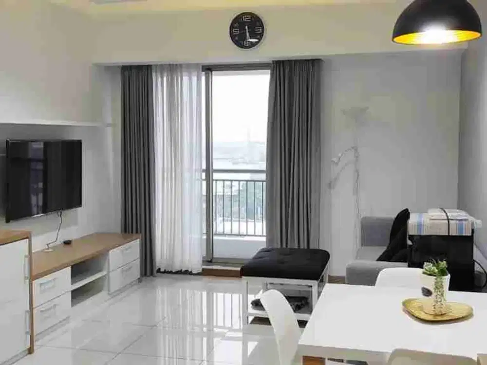 FOR SALE Unit Langka Termurah Harga Investor APART MTOWN SIGNATURE 2BR Full Furnished. In Front Of Mall SMS Gading Serpong