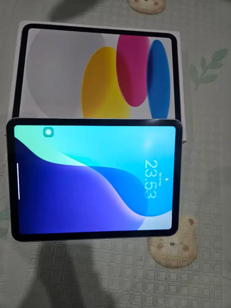 IPAD GEN 10 64GB SILVER FULL SET ORI