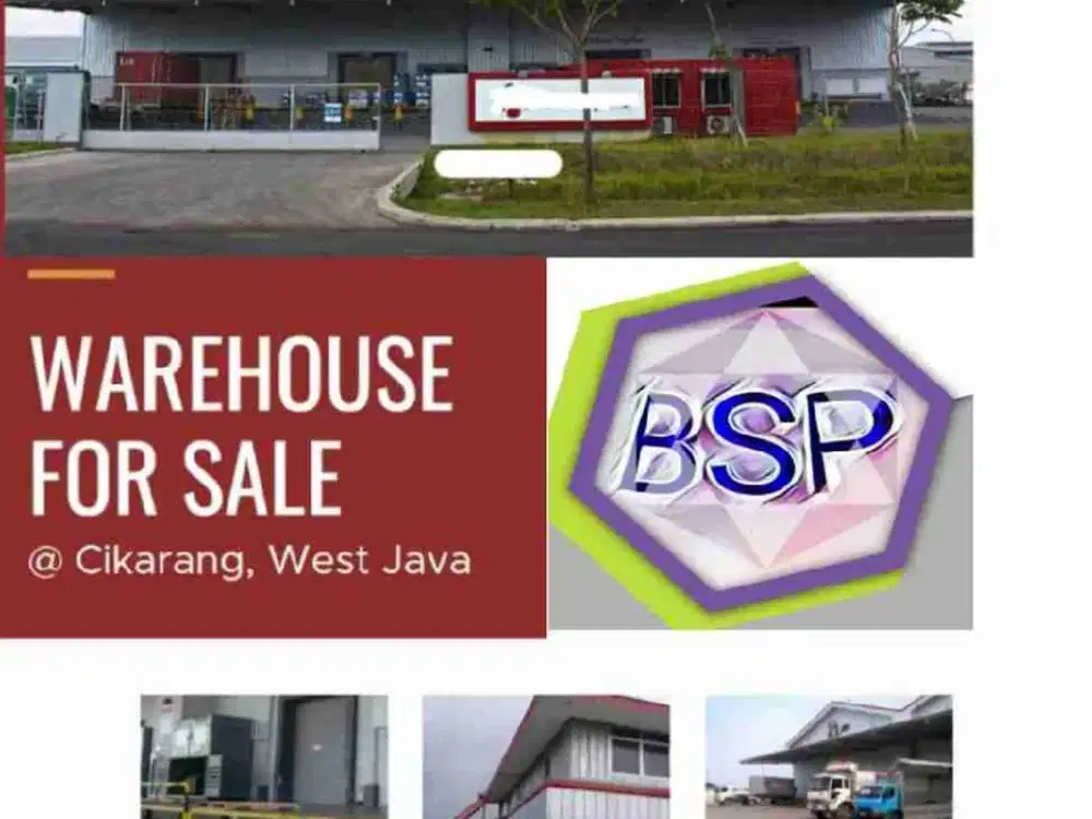 Dijual Gudang bagus Kawasan Industri KITIC Deltamas Kab Bekasi