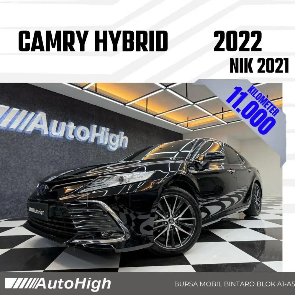DP10% [Km11.000] Camry Hybrid 2021 Black Reg 2022 #AUTOHIGH