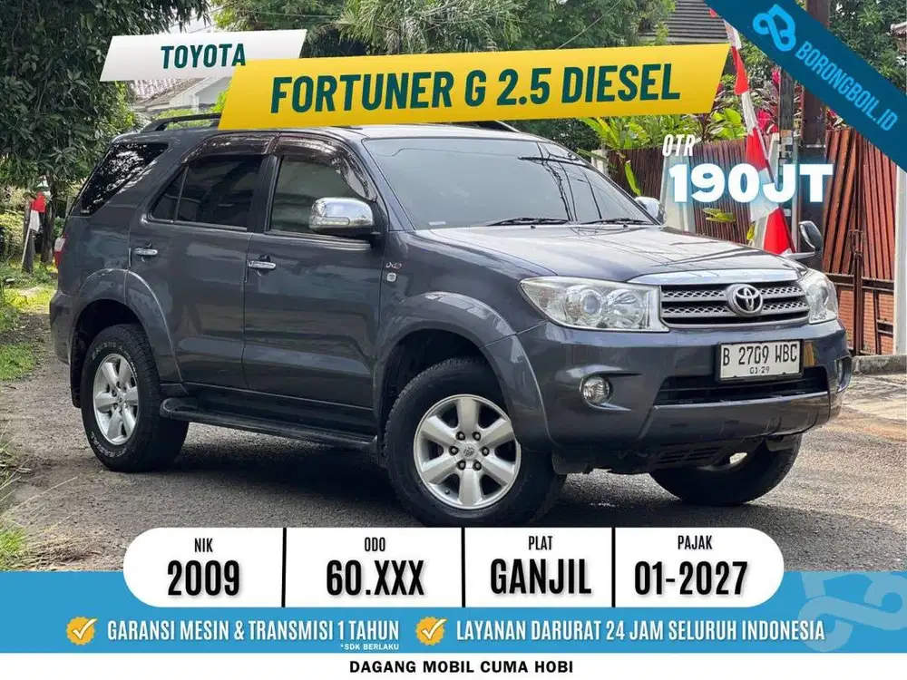 Super antik Fortuner G diesel 2009 KM 60 RB