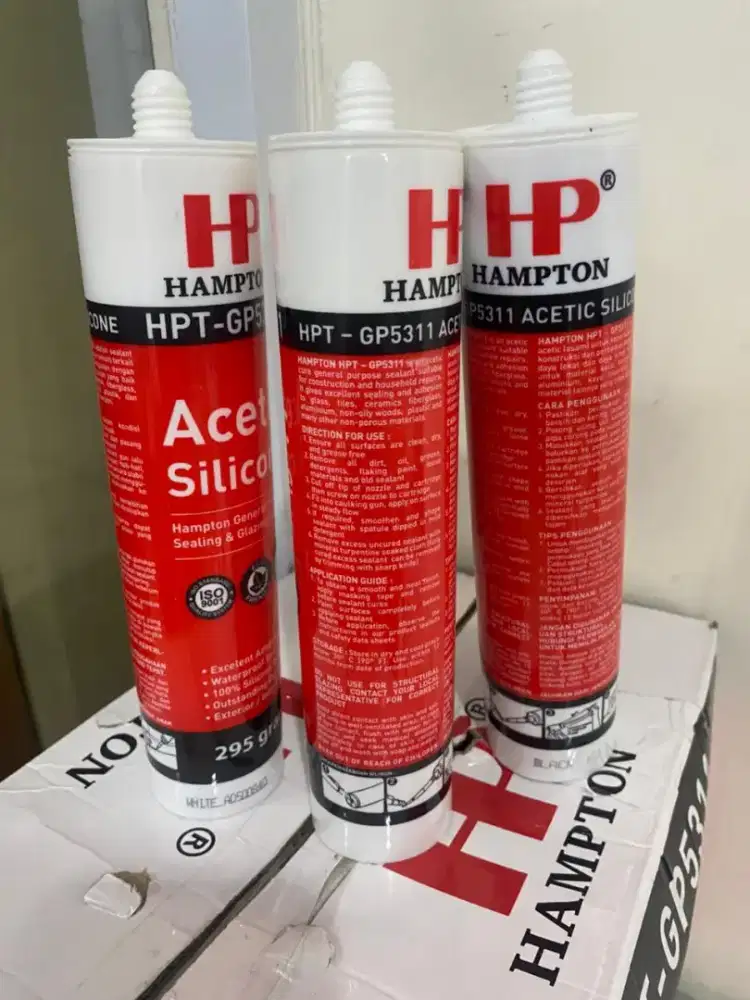 Silikon Sealant Neutral dan Asam Mrek Hampton