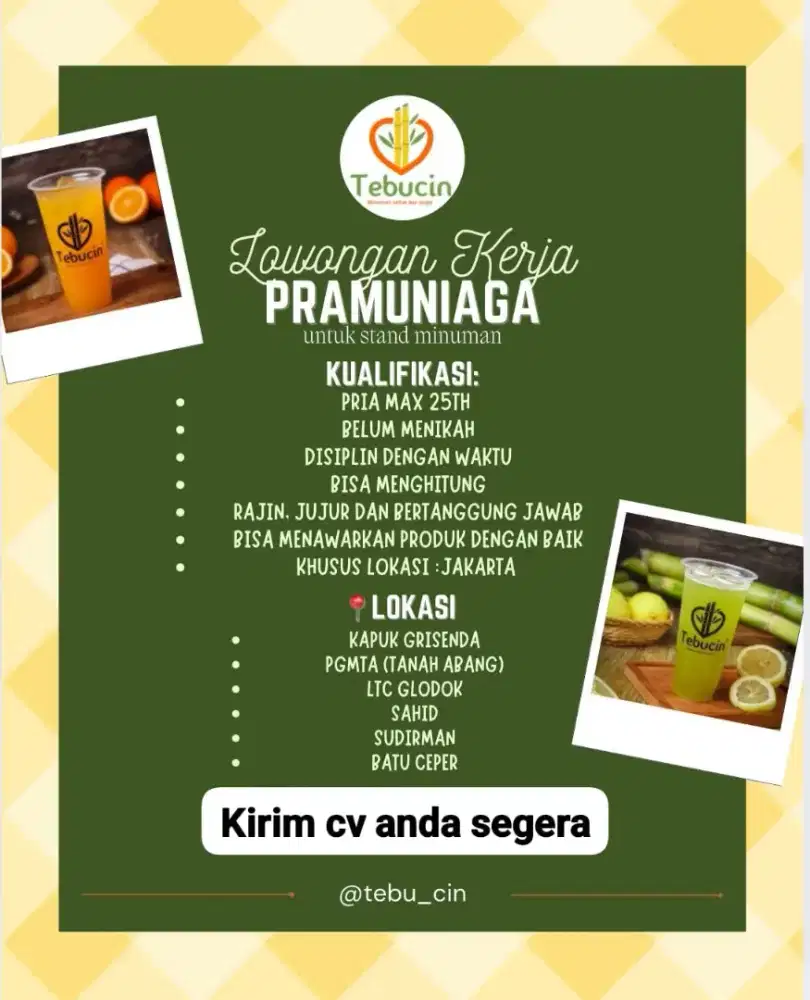 Lowongan kerja di kapuk