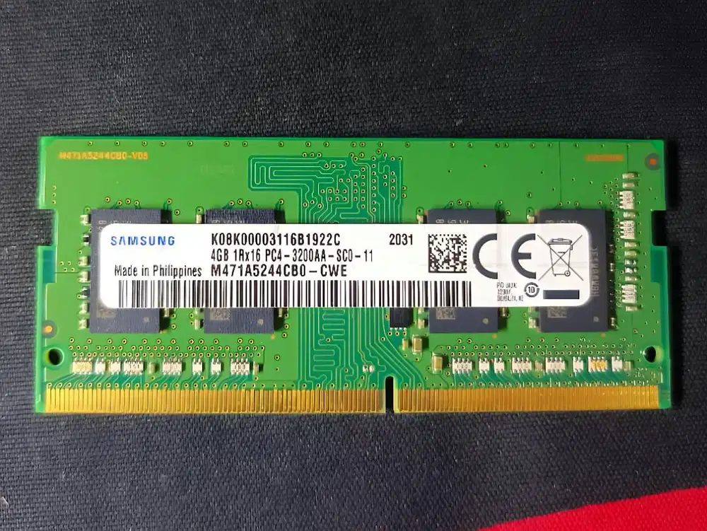 RAM Samsung DDR4 Laptop RAM 4GB 3200MHz