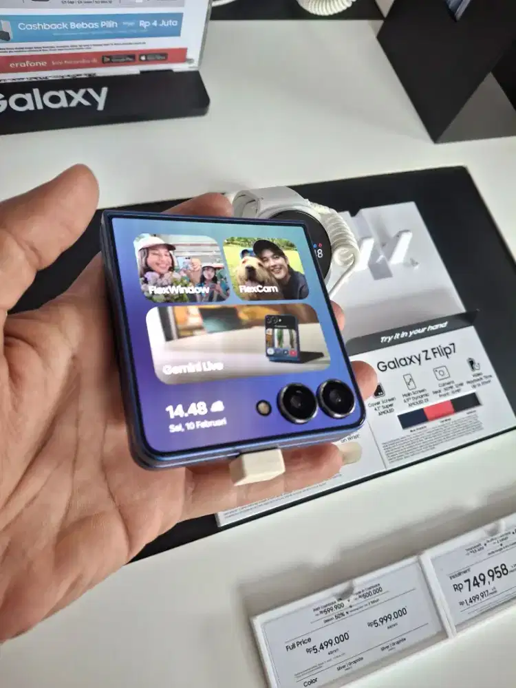 SAMSUNG Z FLIP 7 CASHBACK 2 JUTA DAN FREE GIFT SENILAI 3 JUTA