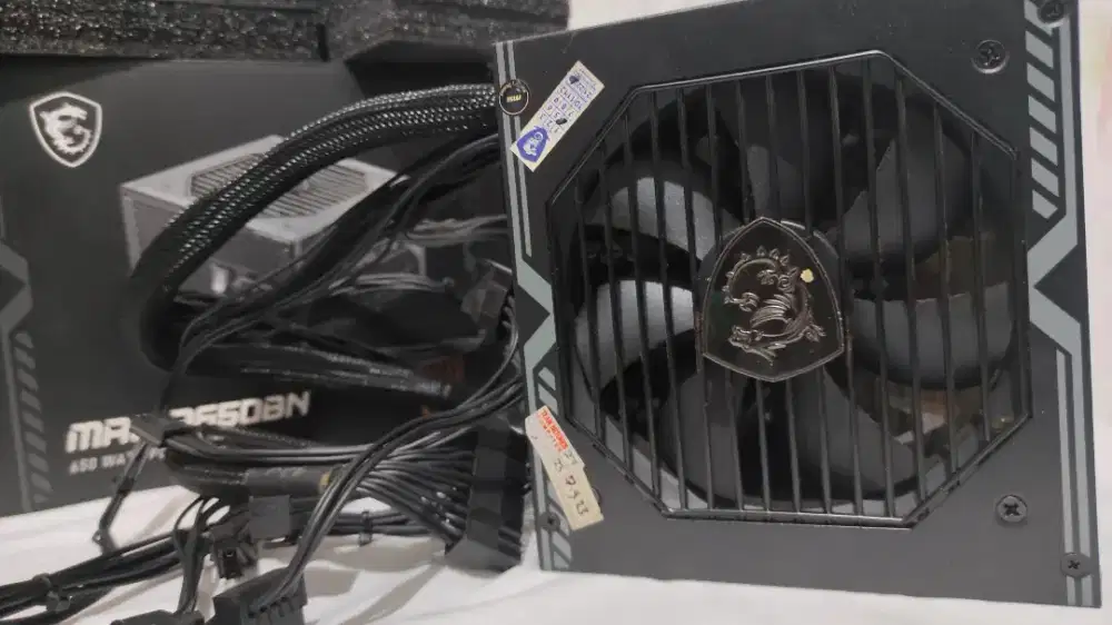 Power Supply PSU CPU Komputer Gaming MSI A650BN 650watt 80+ Bronze