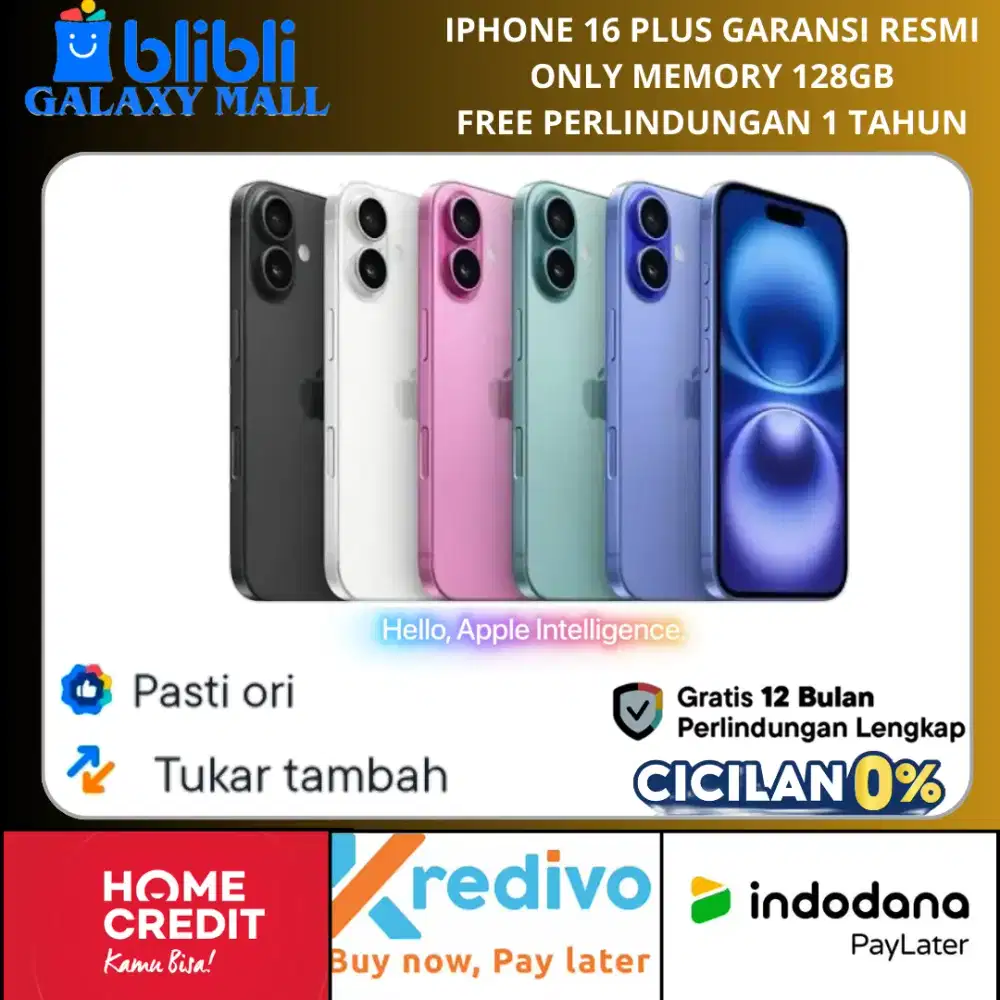Promo Iphone 16 Bergaransi Resmi Gratis Perlindungan Lengkap 1 Tahun