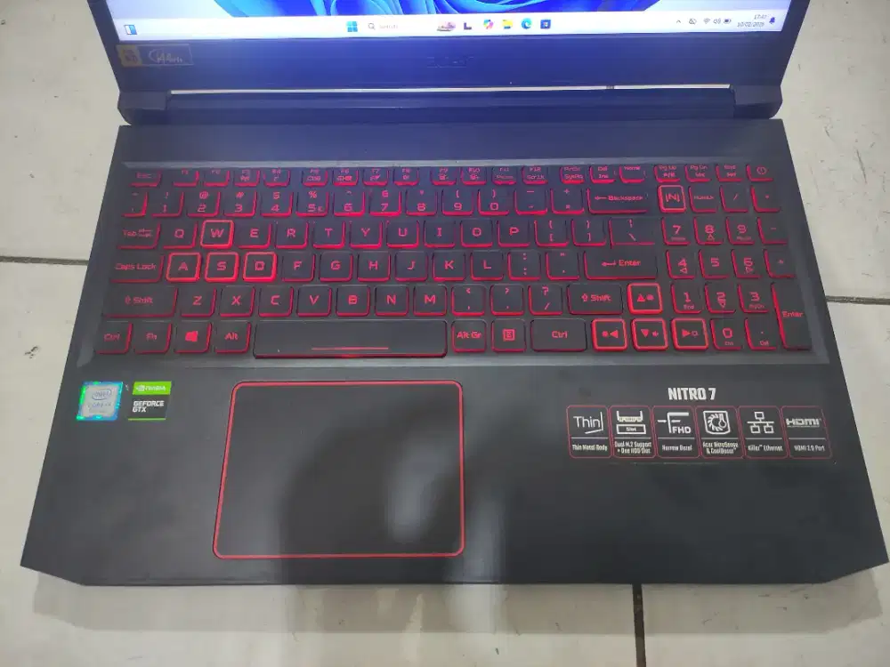 Laptop Acer Nitro AN715-51 Ram 8gb ssd 512gb Nvidia GTX 1660Ti gaming