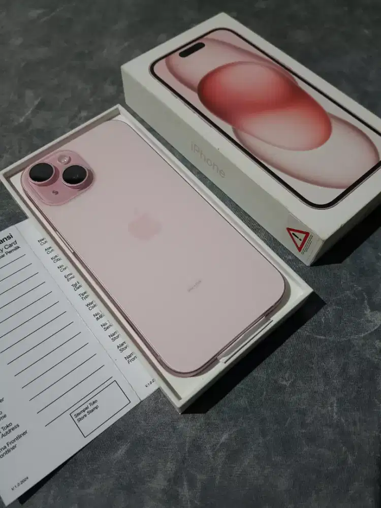 Iphone 15 128GB Resmi Ibox 2bln pke, bs tt