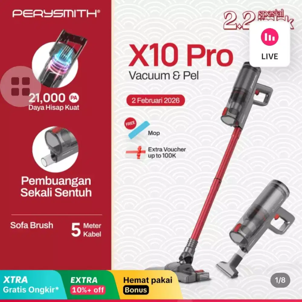 Vakum clener sesuai foto