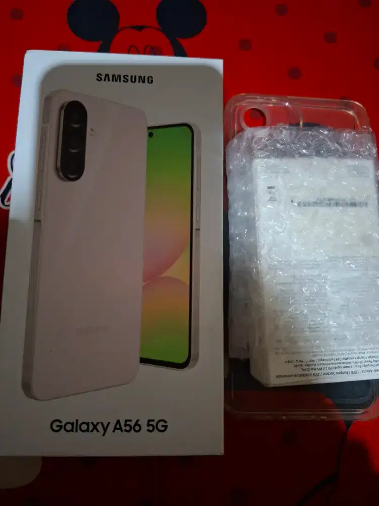 HP samsung A56 5G. Warna pink ram 12/256 gb