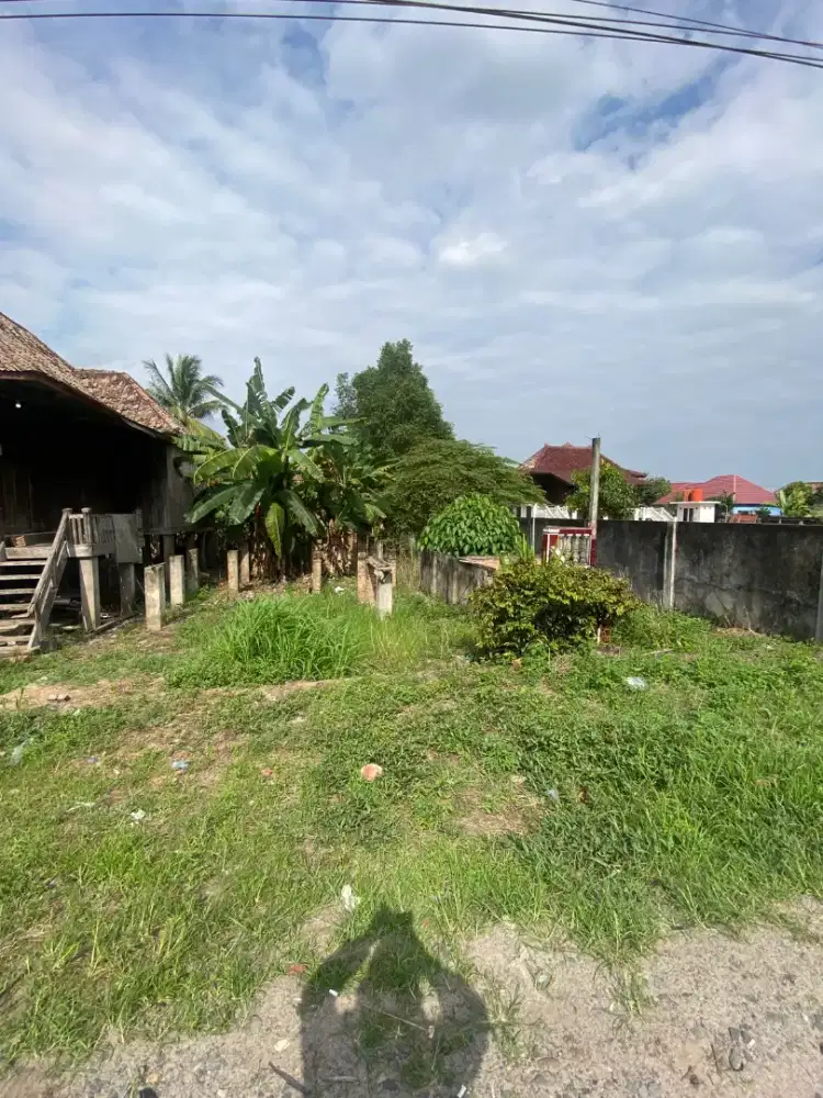 Jual tanah di Tanjung sejaro depan jalan lintas indralaya