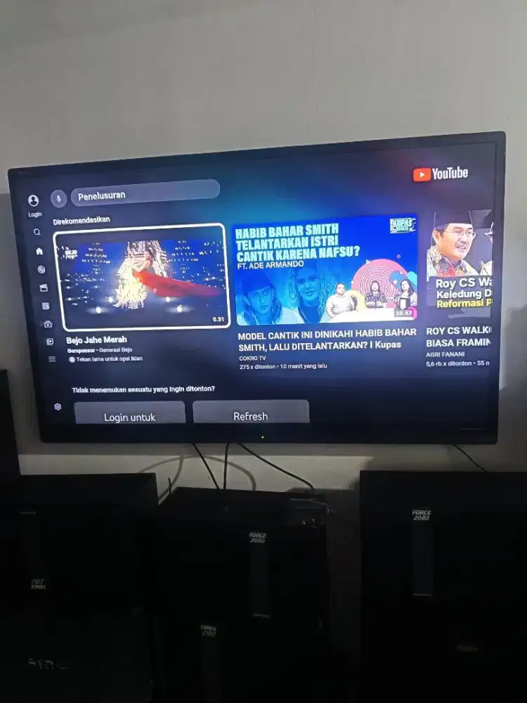 Jl LED LG 65 in smart digital 4 k UHD Vois original mls