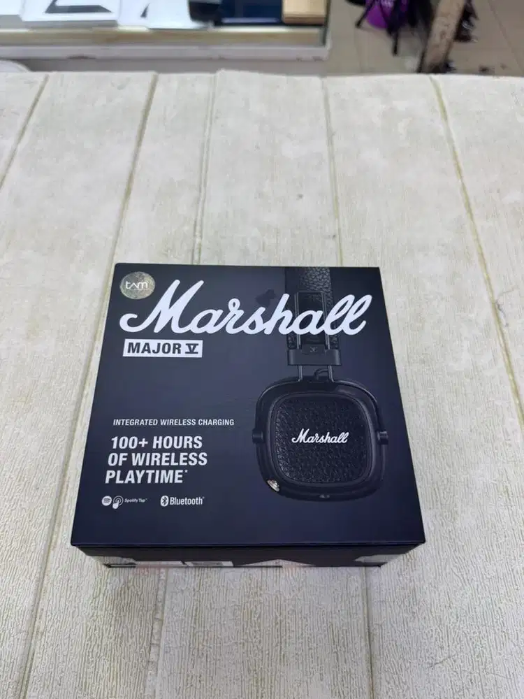Marshall Major V headset wireless original Baru segel garansi resmi