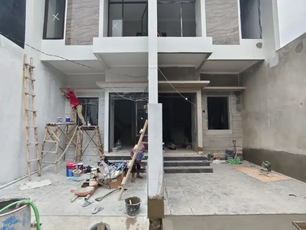 Rumah Baru on progress 2 Lantai Terkini Di dekat Margahayu Metro Bandung