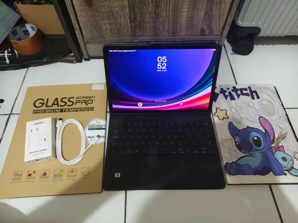 Tab s9 5g 8/128 full accessories tab samsung galaxy bukan matepad